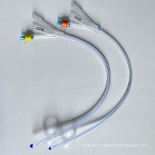 3 Way All Silicone Foley Catheter